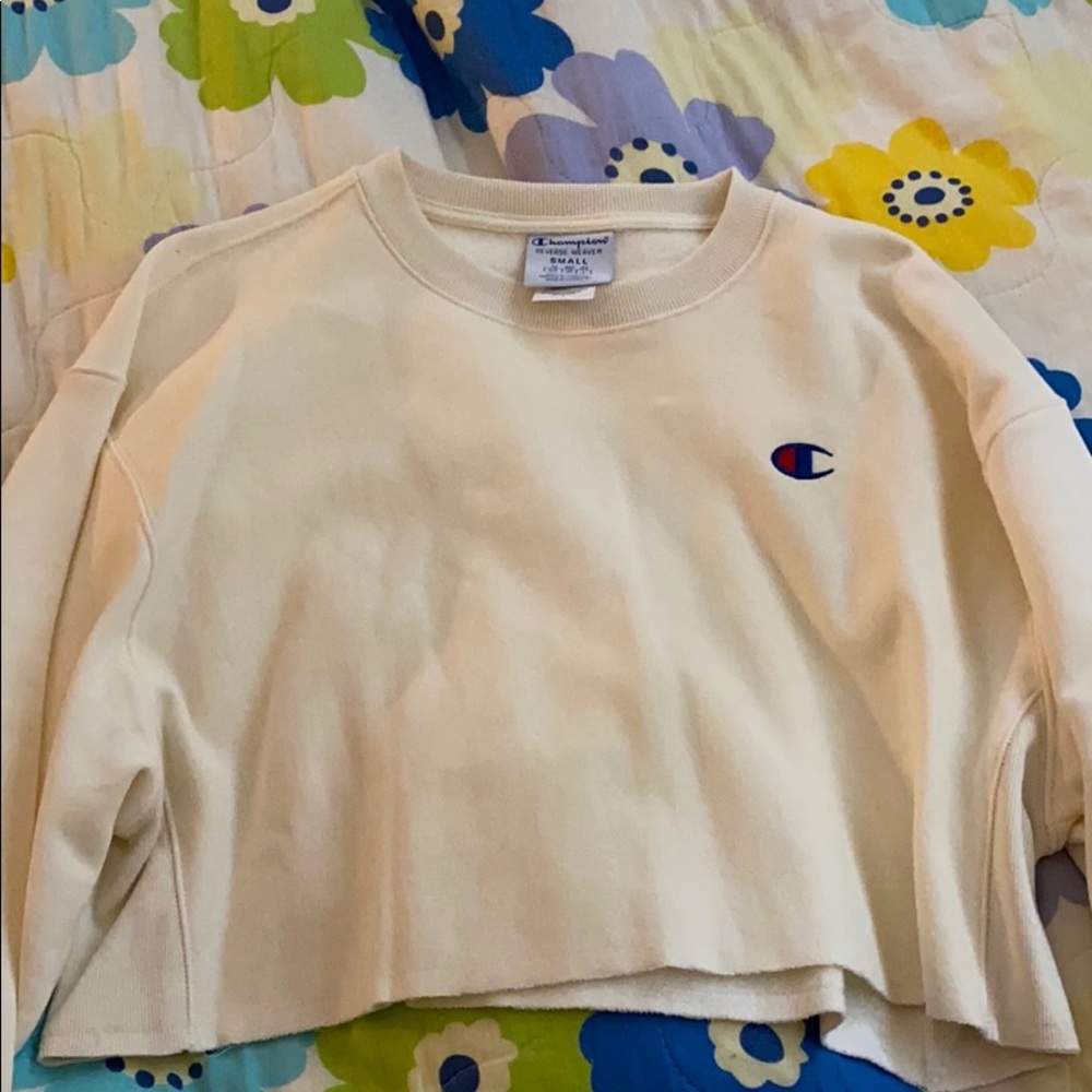 NEW Champion Reverse Weave Cropped Sweater